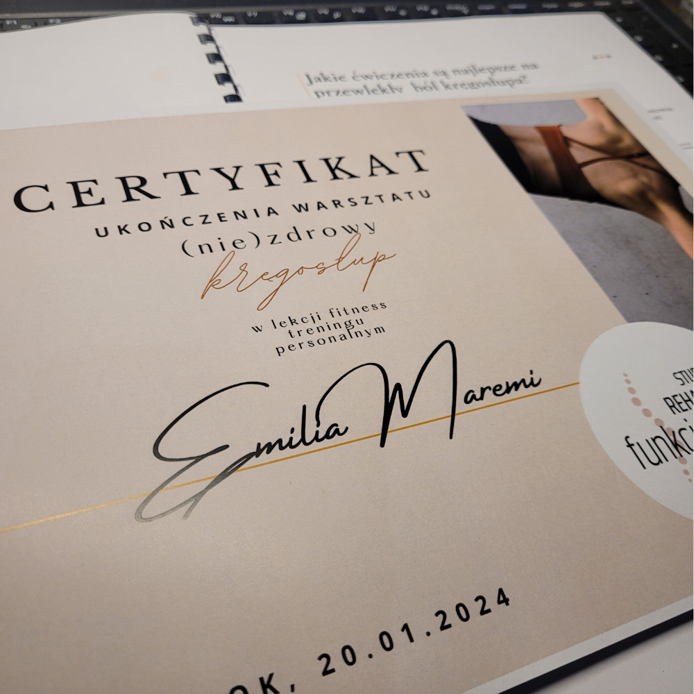certyfikowany trener personalny
